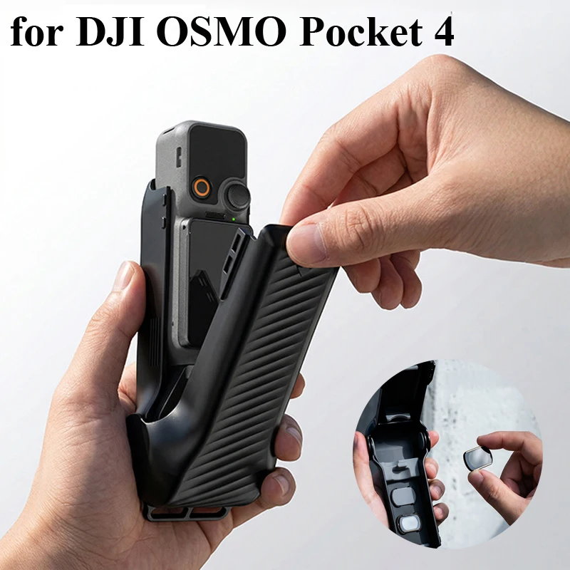 Protective Cover for DJI Osmo Pocket 4 Accessories Filter Storage Box Slots Lens Cap Hard Case for DJI Pocket 4 Camera Shell
