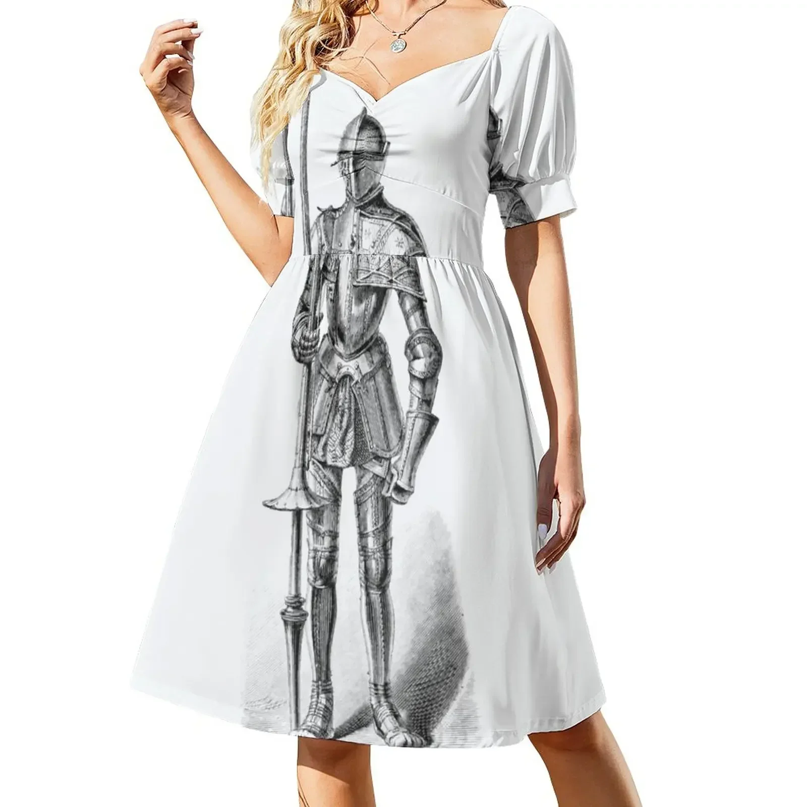 

Knight armor for the Stechreiten Sleeveless Dress Clothing female Bridesmaid dress woman Dress