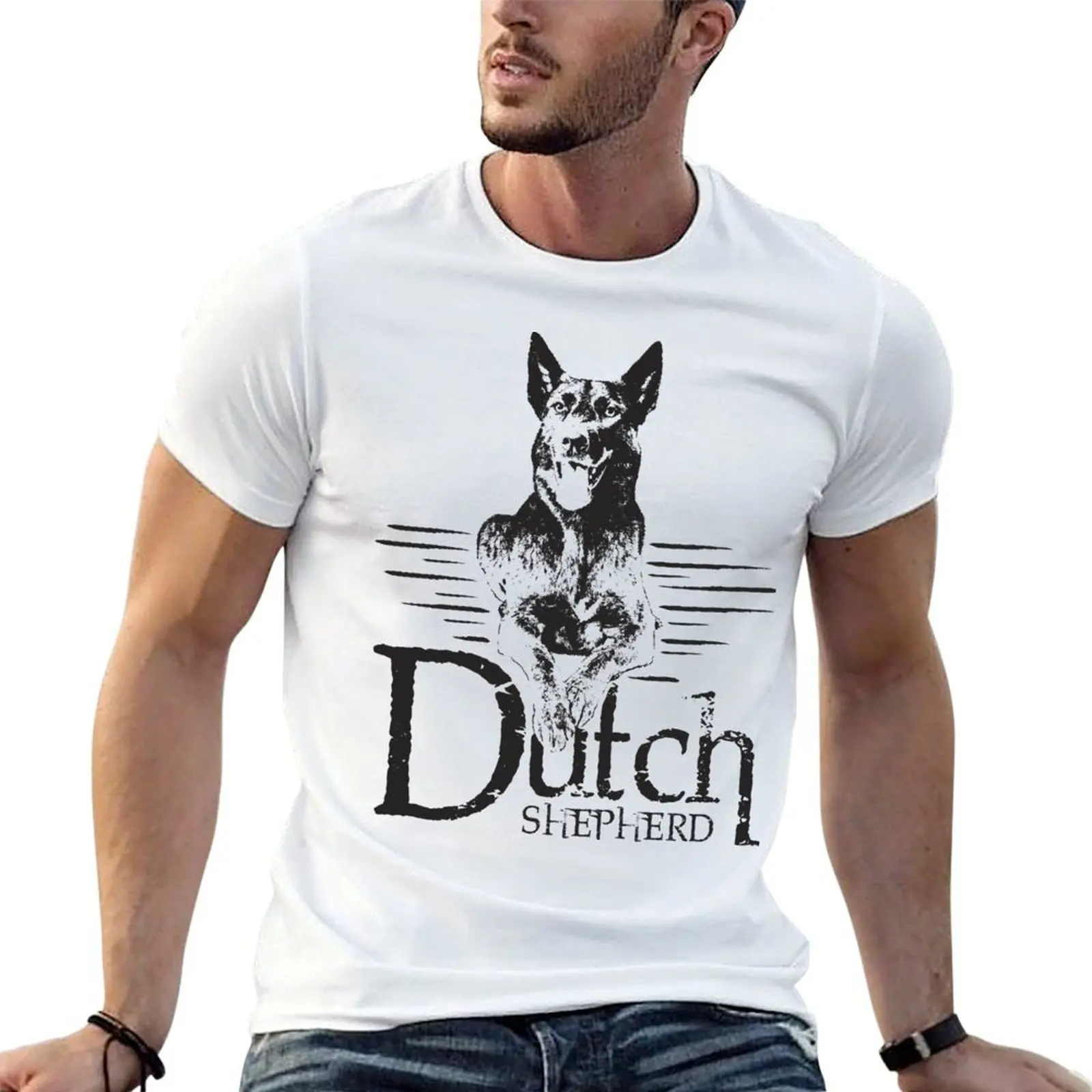 Dutchie -Dutch Shepherd T-Shirt tshirts personalised new edition mens vintage t shirts