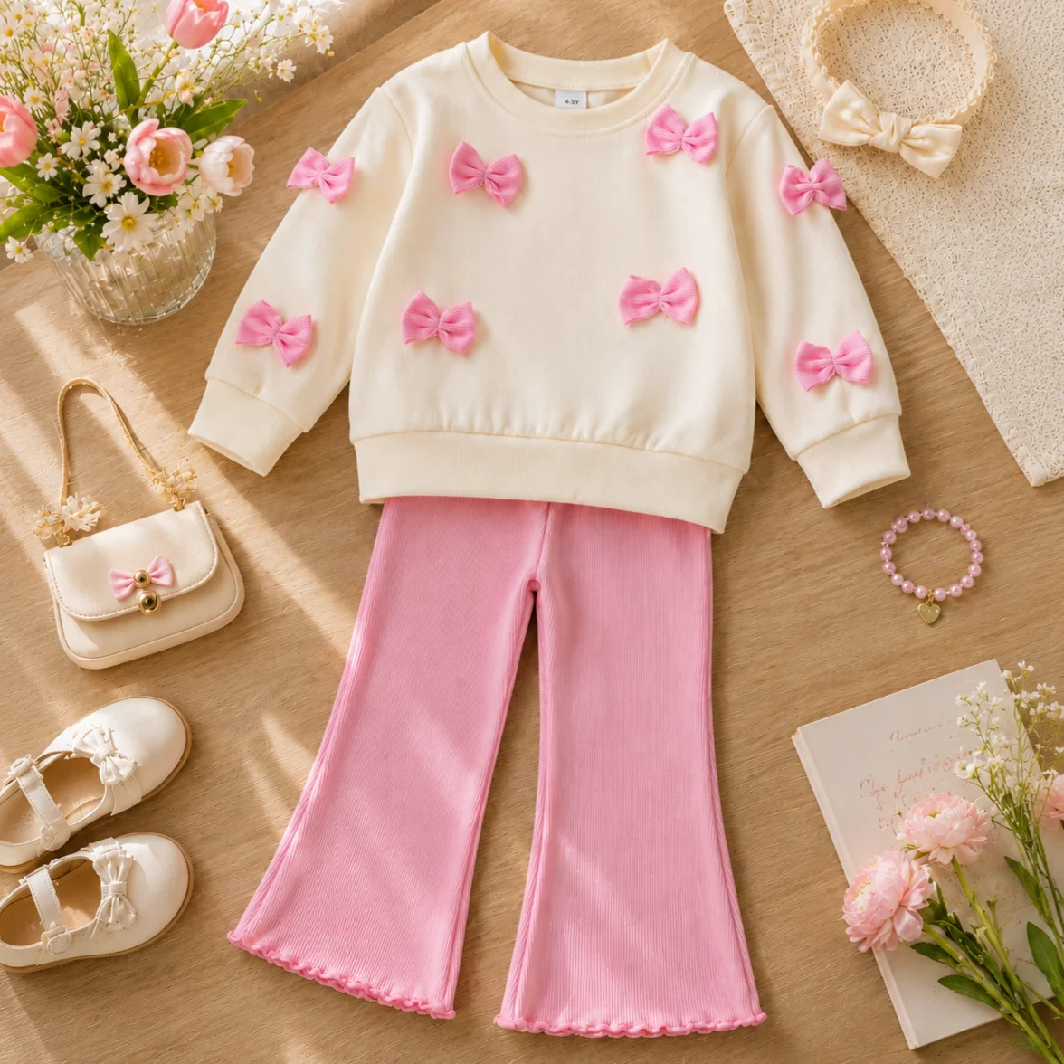 Baby Products Lotion - Conjunto de Moletom para Meninas Bebê