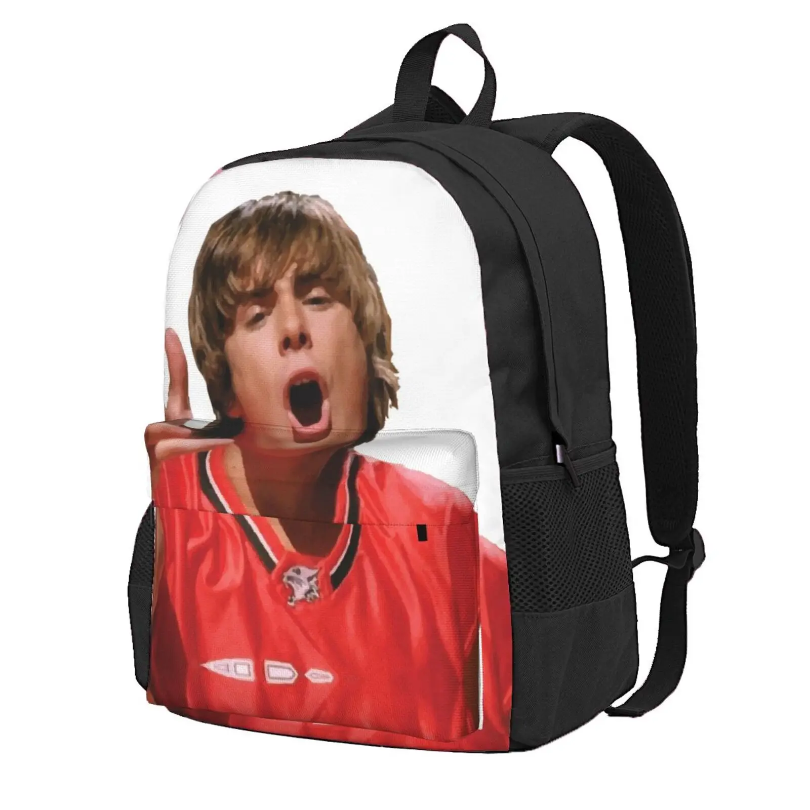 Troy- High School Musical Hot Sale Schoolbag Backpack Fashion Bags High School Musical Hsm Troy Bolton Basketball 14