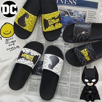 Personality BeastKingdom DC Batman Couple Fashion Cool Anime Graphic Indoor Non-Slip Soft Bottom Comfortable Beach Flip-Flops