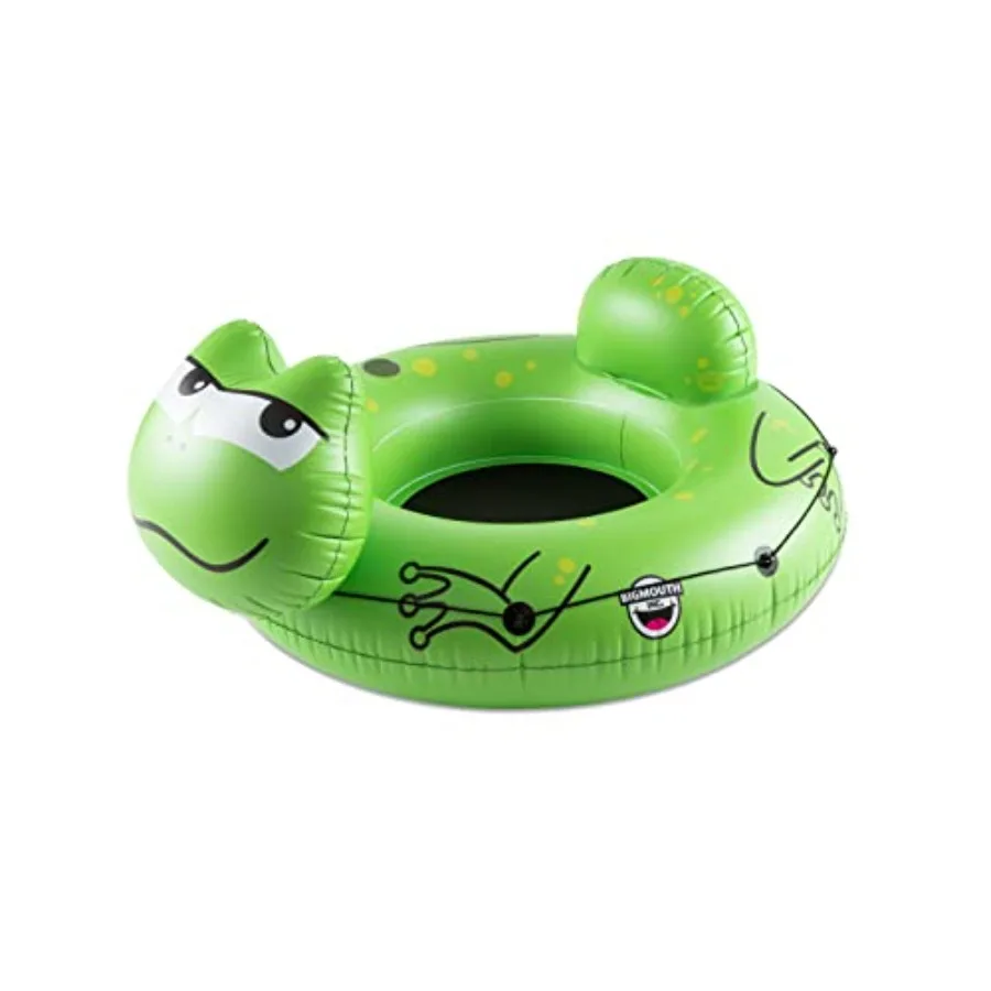 

Сверхмощный надувной плот с речной трубкой для плавающей реки с держателем для напитков, веревкой с защелкой и удобным сетчатым сиденьем цвета лягушки