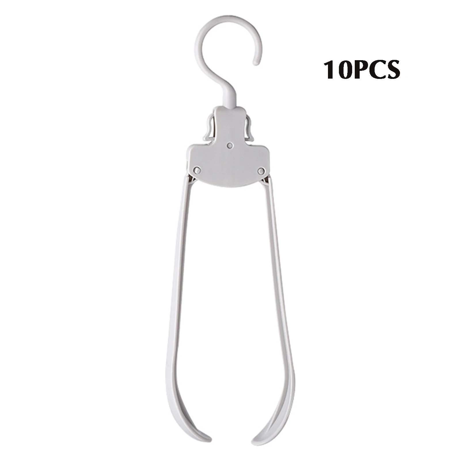 Clip e Drip Cabides, Locatário Amigável Cabides Dobráveis para Chapéus Cachecóis Calças Luvas, 10Pcs