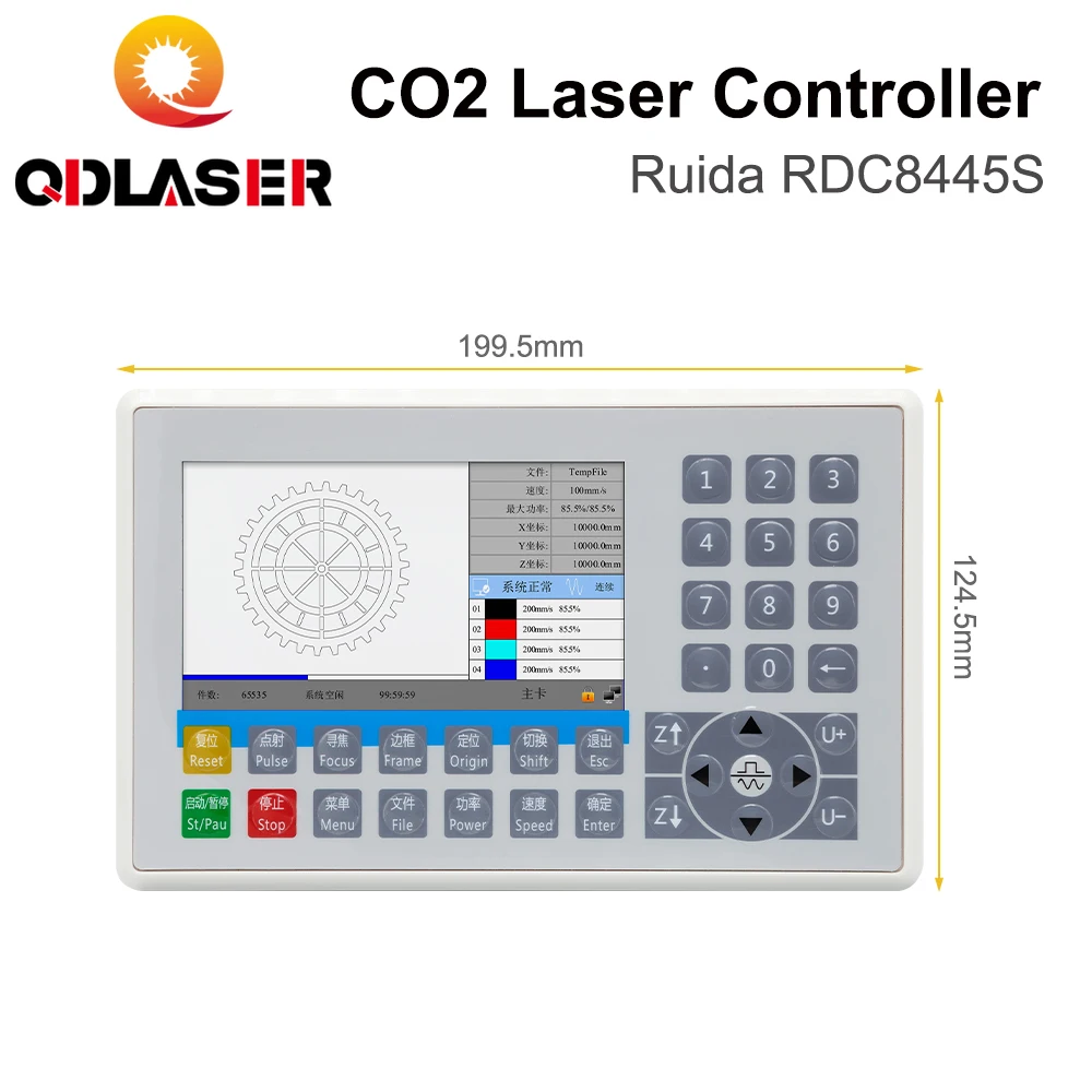 QDLASER Ruida RDC8445 RDC8445S Controller for Co2 Laser Engraving Cutting Machine Upgrade RDC6445G RDC6445S RDC6442 RDC6442G