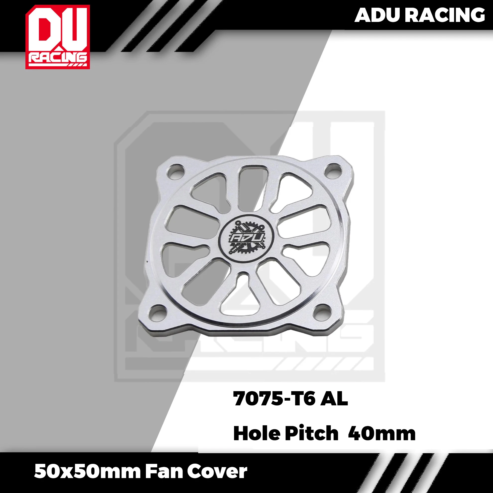 Ady RACING 7075-T6 AL 50mm osłona metalowy ochronny pokrywa wentylatora chłodzącego silnik do zdalnego sterowania sterowanie elektryczne pojazdu