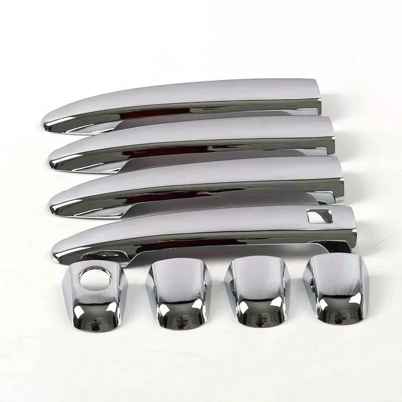 Chrome Car Exterior Door Handle Bowl Sticker Cover For Toyota Alphard 10 Series 2002 2003 2004 2005 2006 2007 2008
