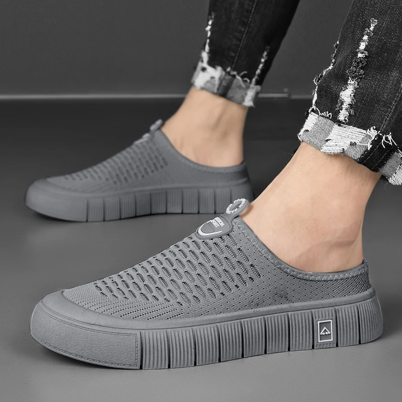 Loafers Low-Top Stof Zomer Ventileren Slijtvaste Casual Sneaker Mannelijke Sneakers Zacht En Comfortabel Sport En Vrije Tijd Nieuw