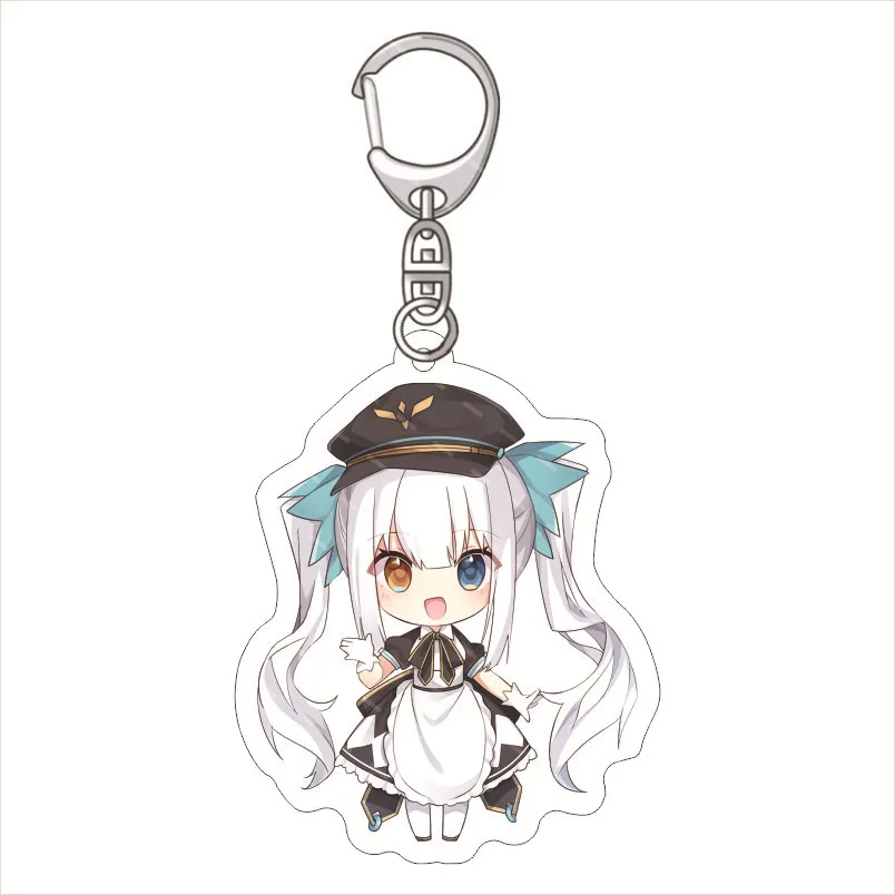 6CM Fashion Hololive Vtuber Anime Figures Cosplay Keychain Inugami Korone Usada Pekora Sakura Miko Hosimati Suisei Key Chain