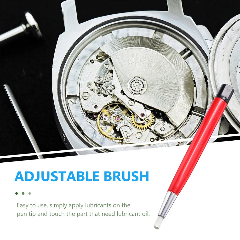 2Pcs Diamond Sanding Pen Adjustable Length Fiberglass Pen for Watch Repair Polishing Automotive Stain Removal Clock Cleaning
