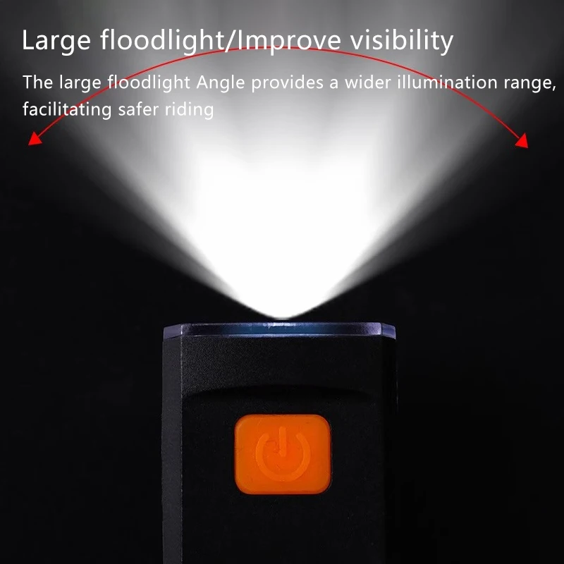 مصباح أمامي لركوب الدراجات الليلية مع ضوء قوي، قابل لإعادة الشحن، شحن الدراجة الجبلية، مصباح الدراجة الجبلية المقاوم للماء
