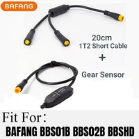 BAFANG-Gear Shift Sensor for EBike, BBS, BBSHD, Mid Drive Motor 1T2, Bafang Cable Adaptor, Electric Bicycle Accessories
