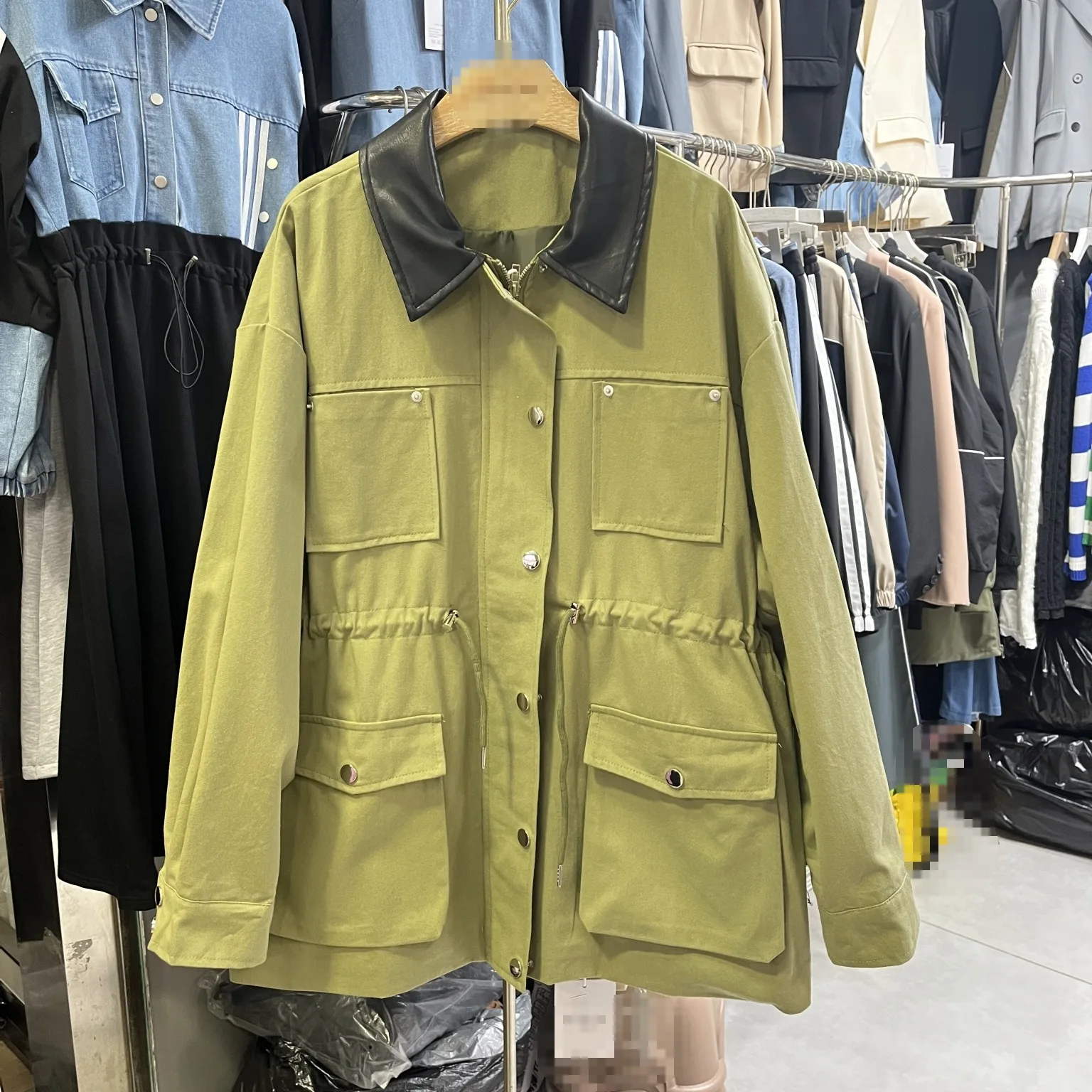 

SuperAen Heavy Industry Sequins Embroidered Blazer 2024 Autumn Women's Jacket Coat