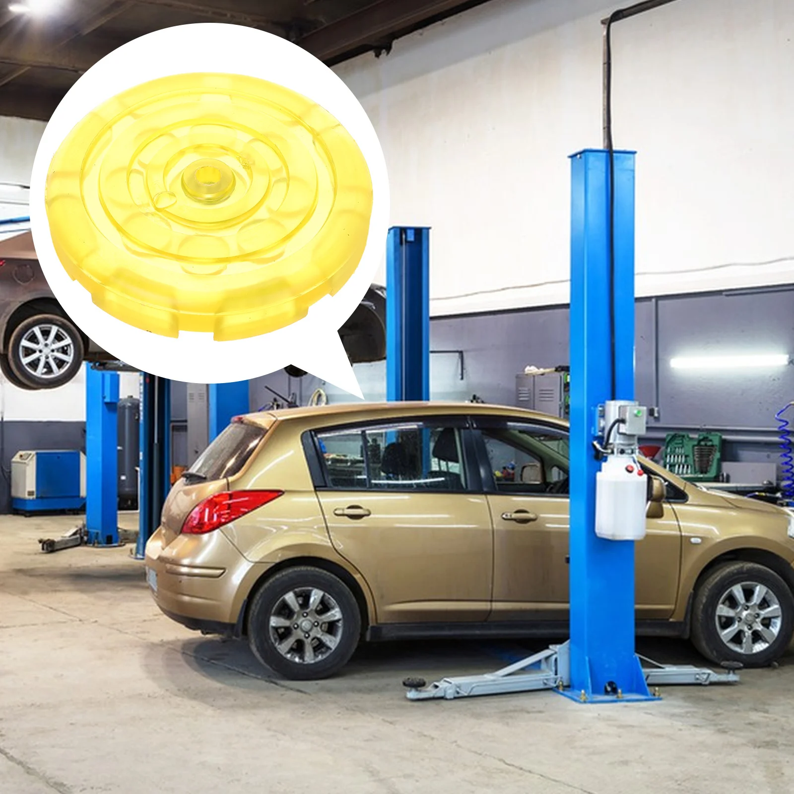 

4pcs Universal Rubber Jack Pads For Floor Jack Hydraulic Lifts Stabilizer Adapter Fits All Vehicle Lifts Rv Trailer Pinch Weld