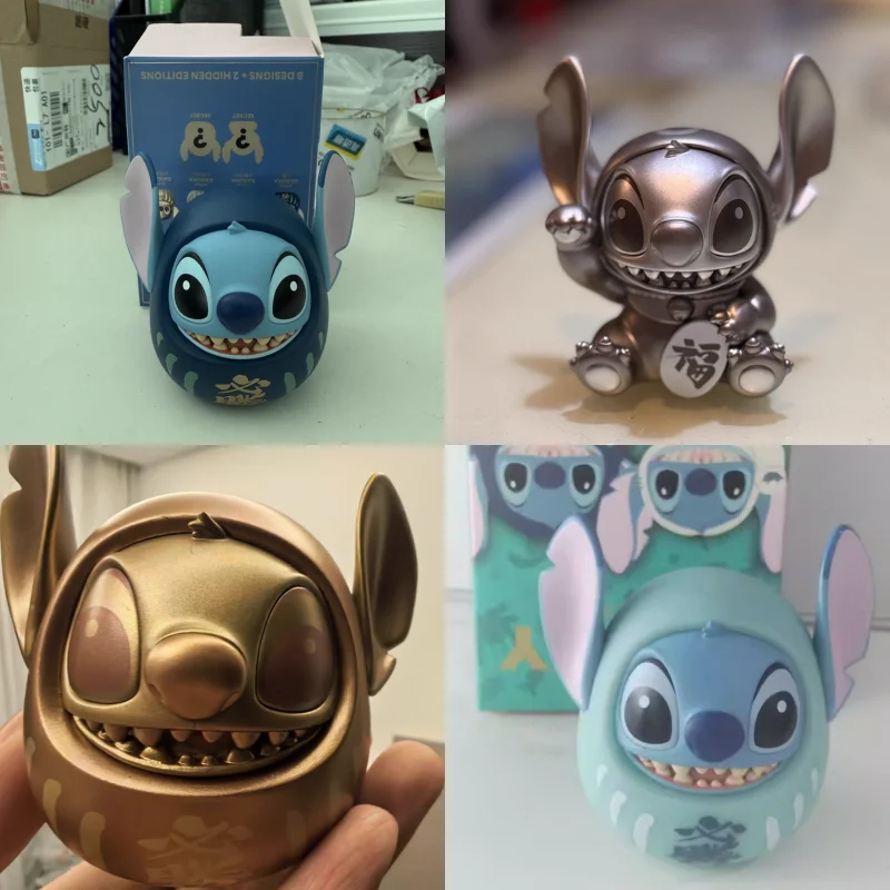 

Оригинальная серия Disney Stitch Mickey Chip And Dale, модная слепая коробка, игрушки, фигурка Lucky Stitch, коллекционное декоративное украшение