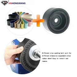 High Quality Sand Belt 6inch/8inch Diamond Soft Abrasive Resin Lapidary Polishing Belts For Gemstone