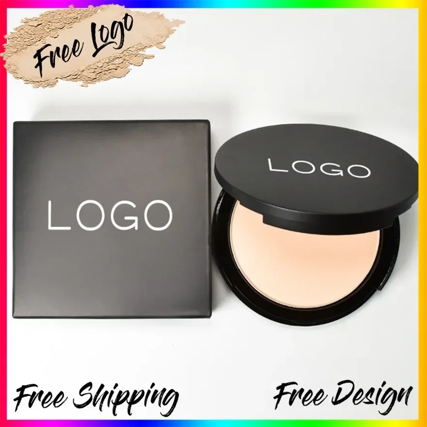 Pigment Pressed Powder Private Label Cosmetics Brighten Contour Powder Palette Face Makeup Concealer Custom Logo