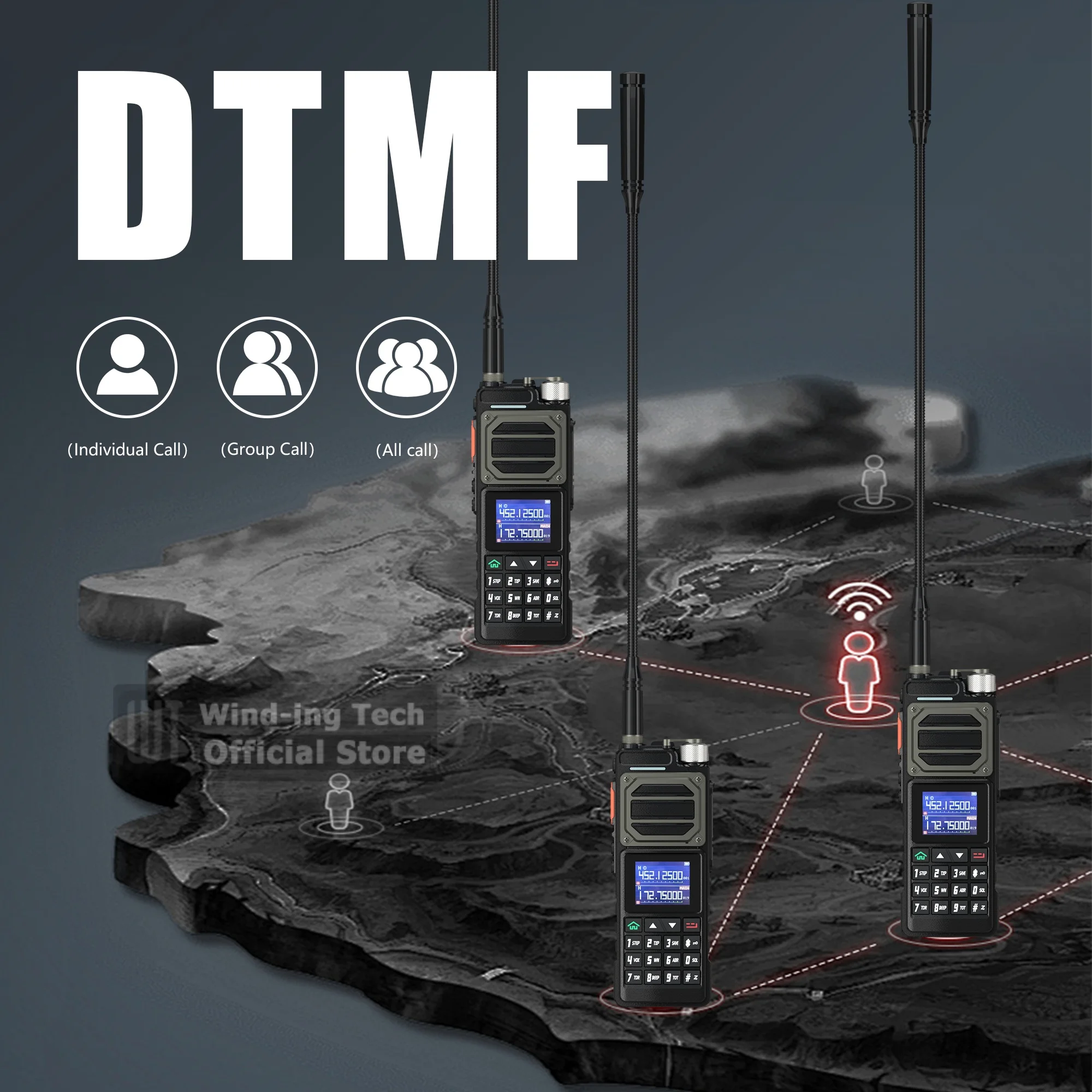 2/4PCS Baofeng UV-25M Walkie Talkie 50KM Long Range Multi-Bands 10W Tri-Power Wireless Copy Frequency Type-C High Capacity Radio