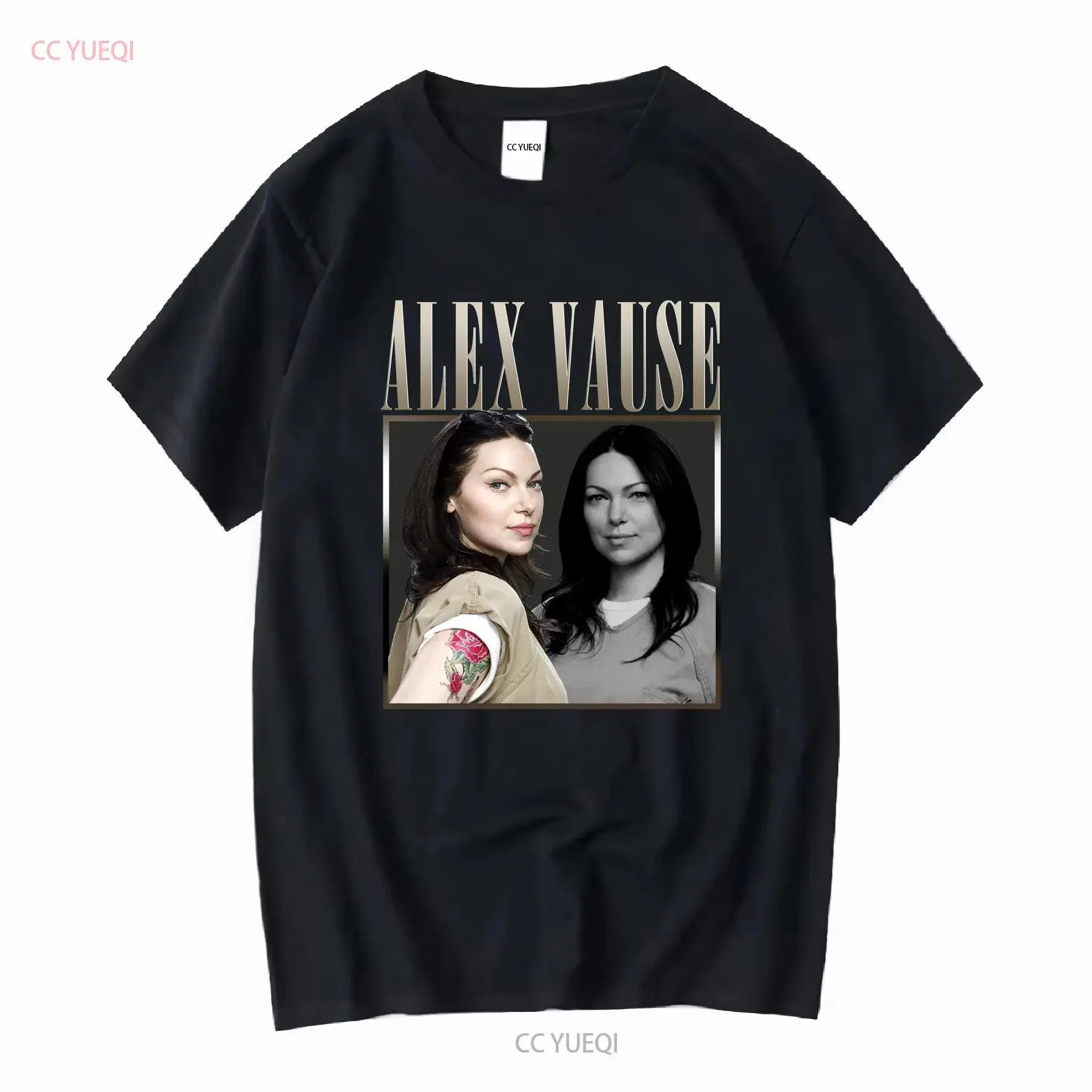Alex Vause Vintage T shirt SweaT 90s s Laura Prepon Vintange long or short sleeves vintage Washed Casual fashion Stretched