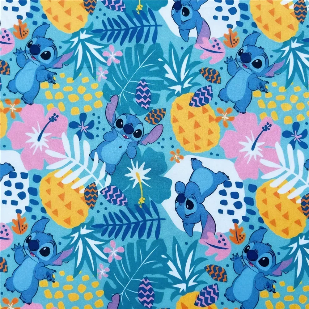 Cotton Disney Mary Cat Mickey prince Lilo&Stitch Fabric For Sewing Patchwork Fabrics Tissue DIY Quilting Needlework Material