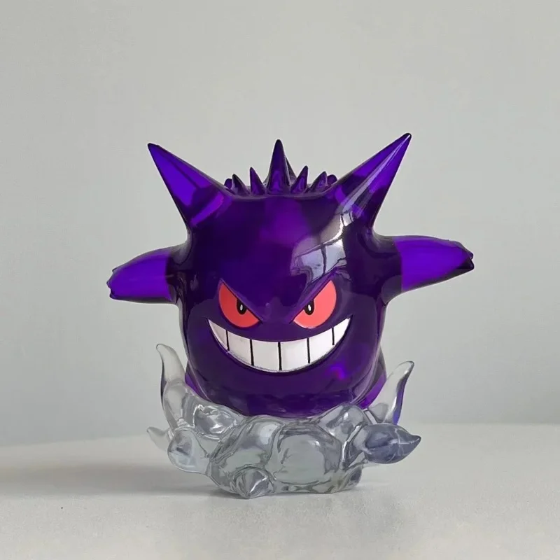 New 8cm Pokemon Figure Snorlax Gengar Transparent Action Figure Pvc Collectible Model Statue Anime Doll Decoraion Toys Gift