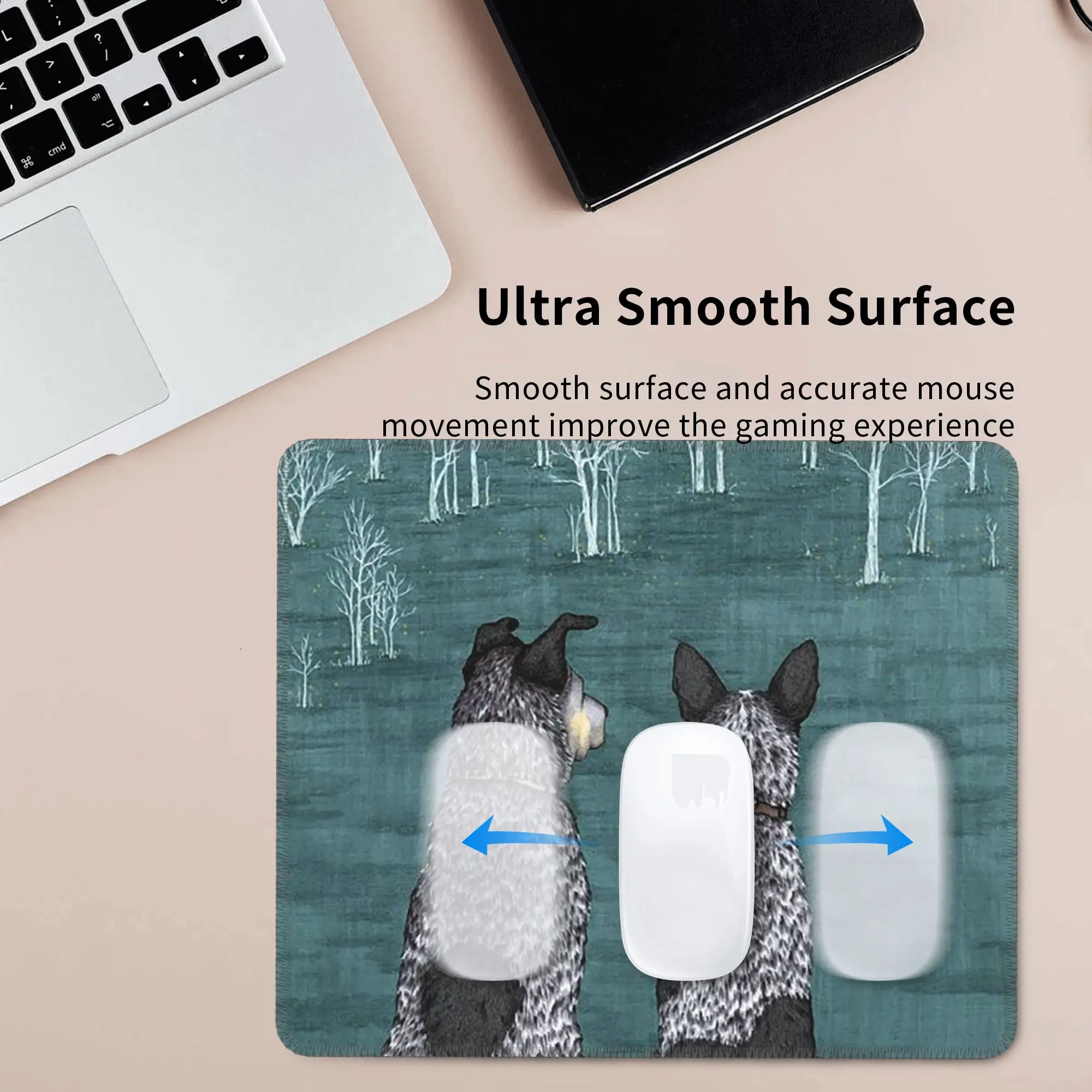 Australian Cattle Dog Blue Heeler Mouse Pad Computer Keyboard Mouse Mat Gamer PC Laptop Desk Mat Office Accessories Table Mats