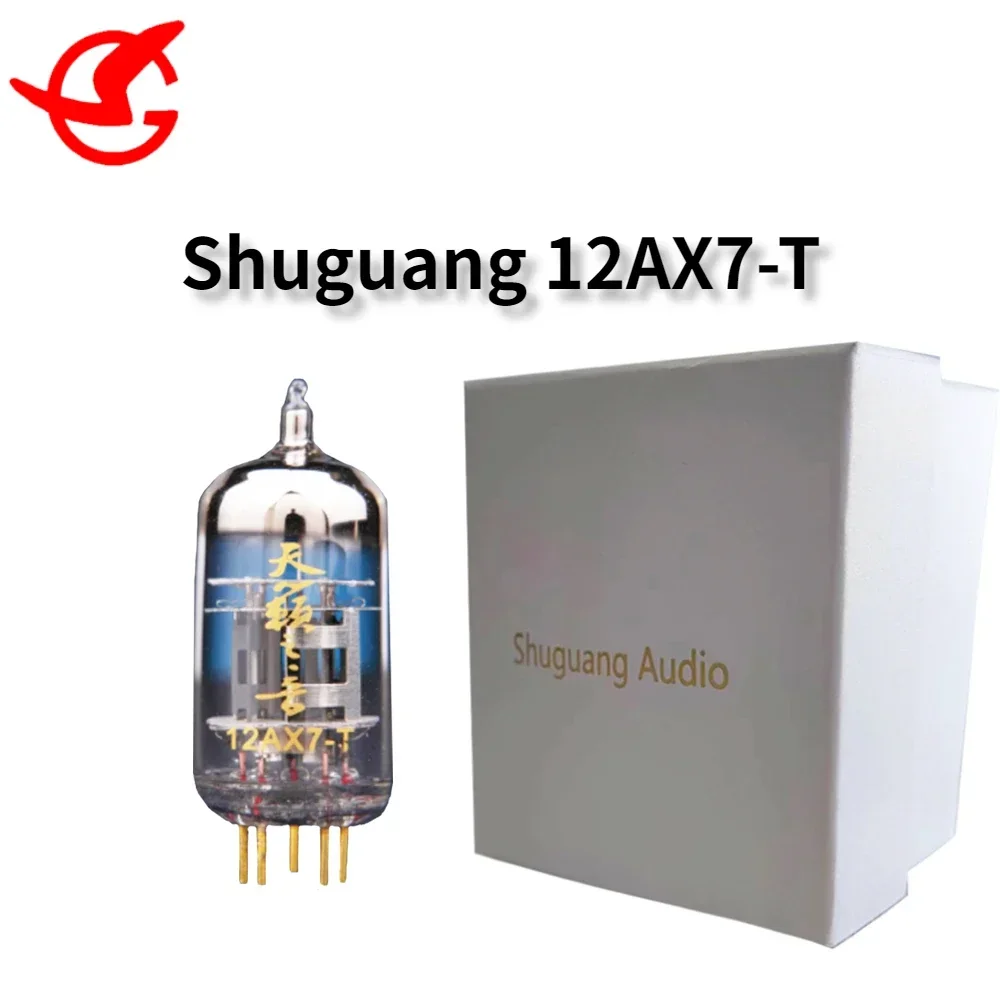 LGBBEI ShuGuang 12AX7-T Vacuum Tube Replaces 12AX7 ECC83 6N4 Electronic Tube for HIFI Audio, Quality Assured Matched Quad