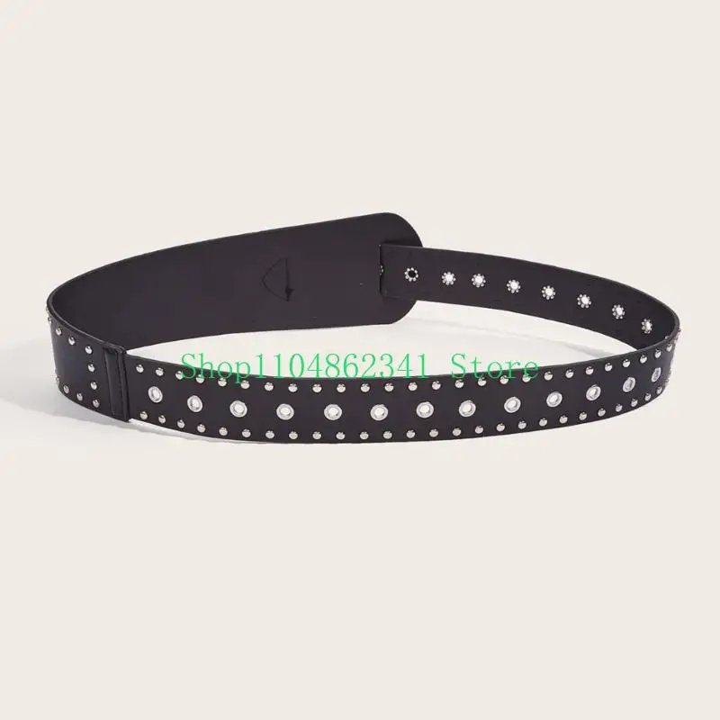 5ASD حزام الخصر للسيدات من المألوف بوشر بانك بانك سدودة حزام زخرفي