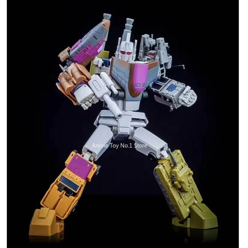 Nieuwe stijl Transformer MS-B51R luidruchtige Huntian Leopard Chariot Combinatie Autobot hot speelgoed Prachtige geschenken filmversie geanimeerd