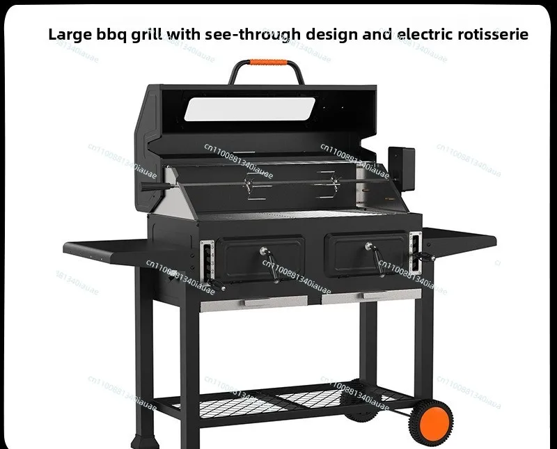 Electric Rotary Grill Multifunctional Grill Household Large Outdoor Garden Grill American