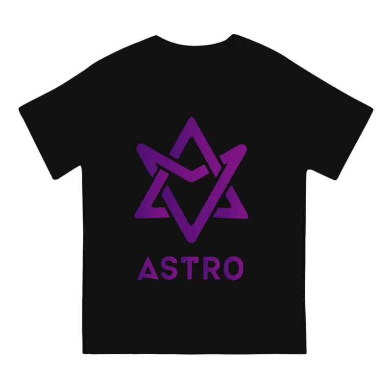 Vivid plum space Violet T shirts MEN'S pure cotton vintage T-shirt round collar Astro tee shirt short sleeve unique tops