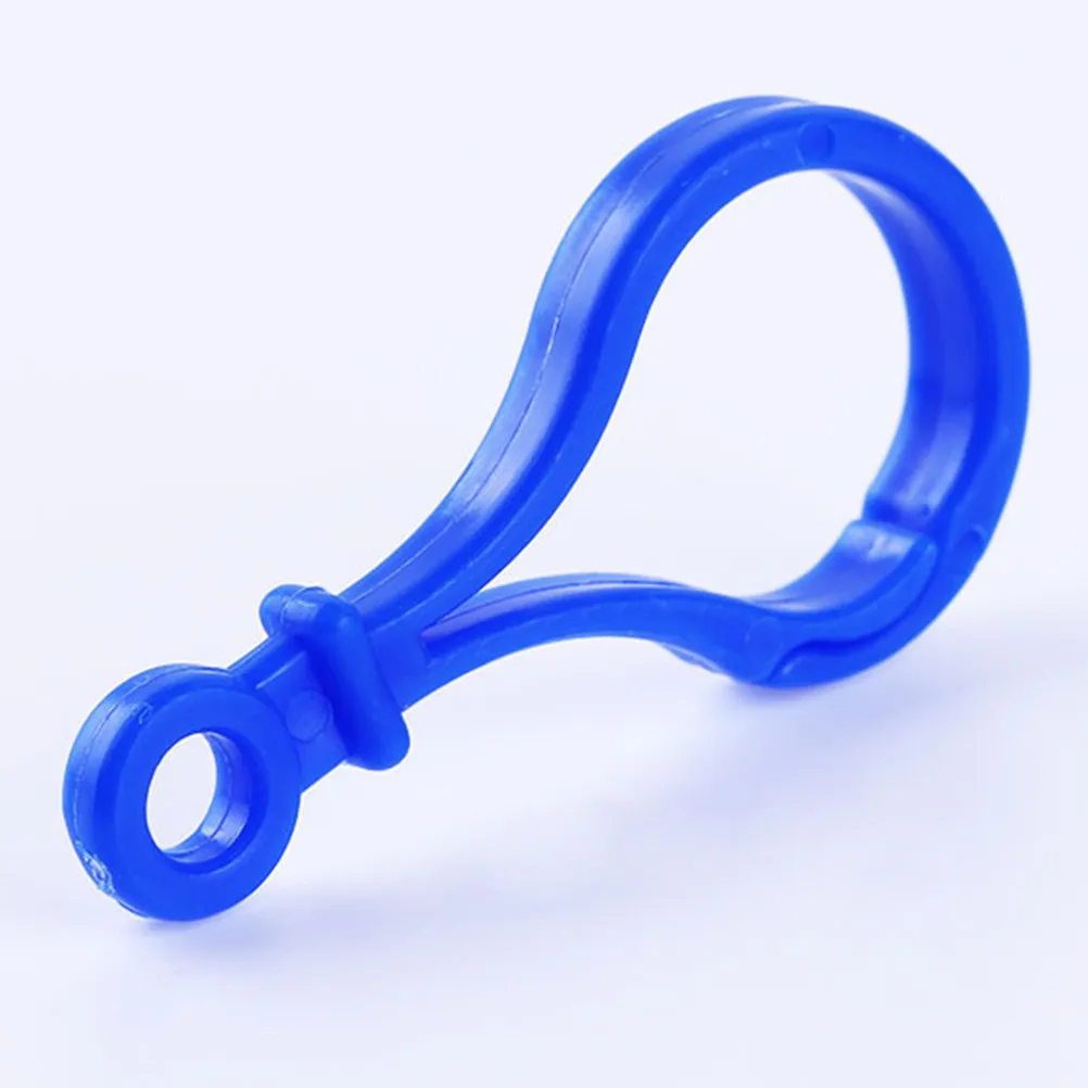 100Pcs Plastic Hanging Stand Lobster Key Clasps Candy Color Keyrings for DIY Jewelry Craft Badge Holder Home Kitchen Use