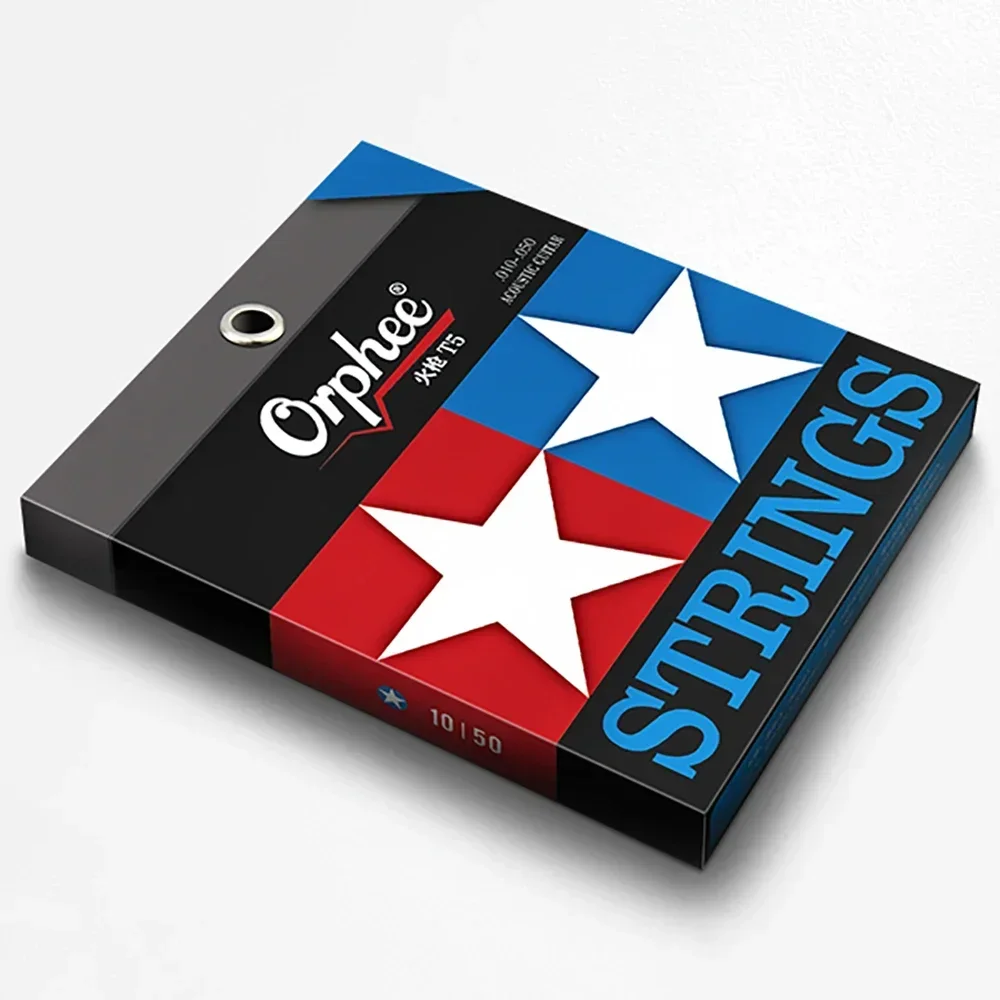 Orphee سلاسل الغيتار الصوتية النيكل مطلي عالية الكربون الصلب سداسية الأساسية أوتار الغيتار أجزاء الغيتار وملحقاتها #6