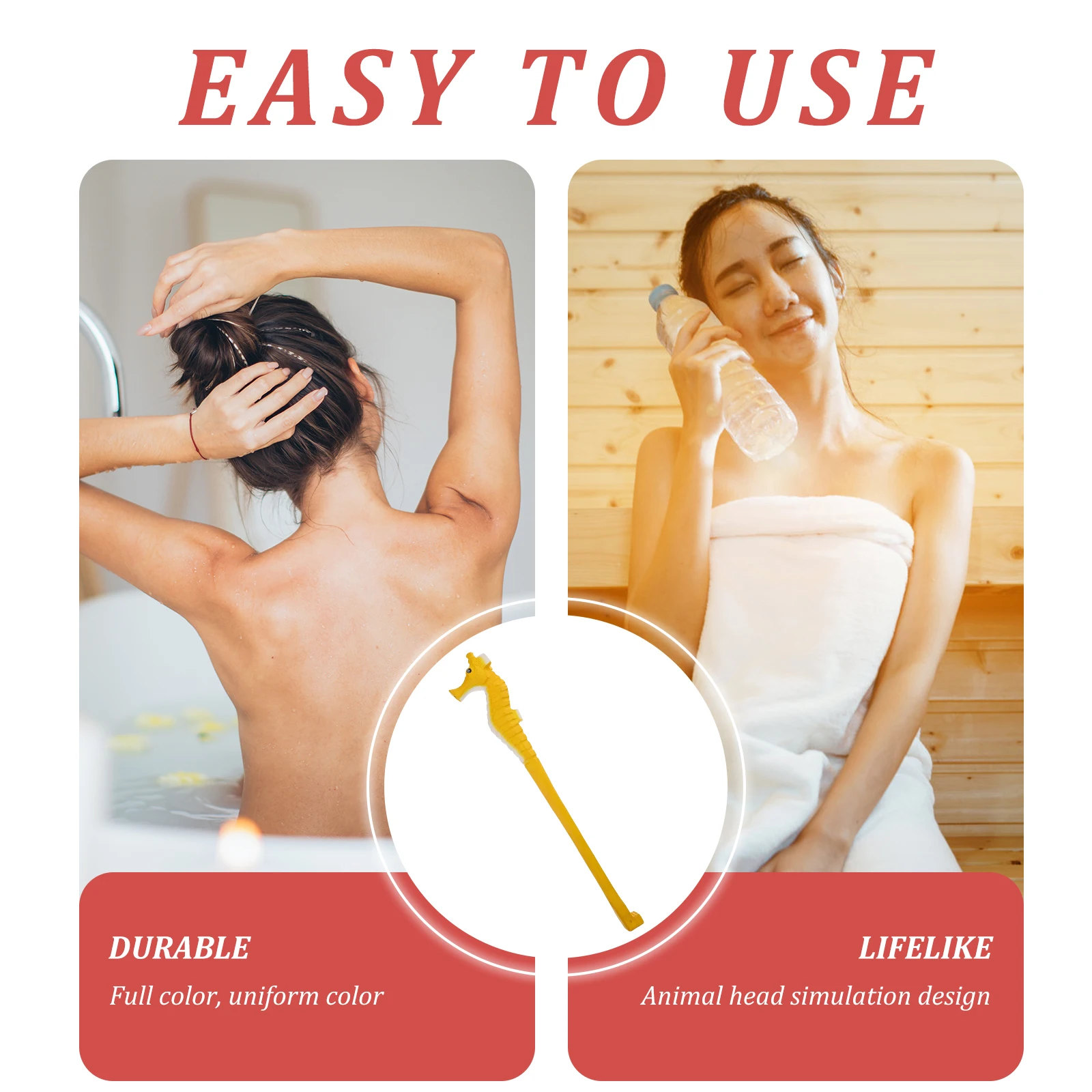 

Wooden Back Scratcher Long Handle Body Relaxation Massager for Itch Relief and Muscle Comfort Ideal Gift for Parents Holiday