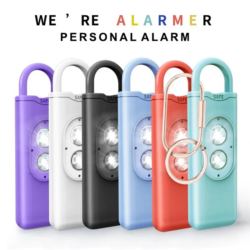 

APPLIA-Alarm 130DB Anti-Wolf Alert For Girl Child Women Carrying Scream Loud Panic Alarm Emergency Alarm Keychain