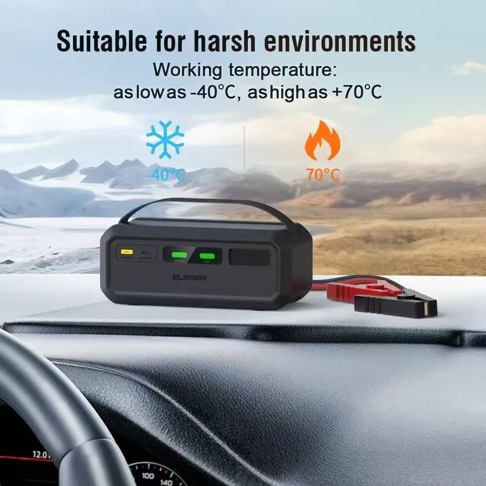 Factory Direct Sales Supercapacitor Emergency Starter for Motorcycles and Cars, an Essential USB-C Socket for Outdoor Use