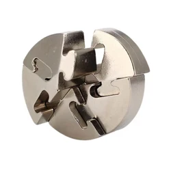 Testeur de cerveau en métal pour enfants et adultes, puzzle impossible, jeux IQ, casse-tête, jouets métalliques Unloop