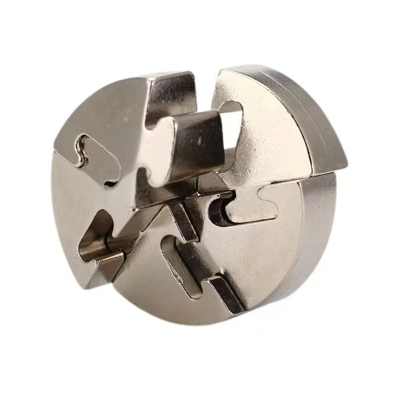 Impossible Puzzle Metal Brain Teaser IQ Test Toys Educational Mind Games Kids Adults Casse Tete Difficile Rompecabezas Metalico