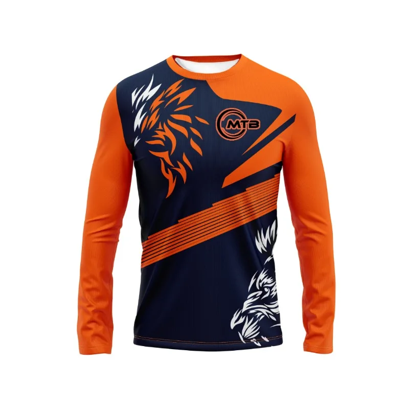 

2026 Fashion Sports Cycling Long Sleeve, Racing Racing Printed Long Sleeve Sportswear, Off Road Sunscreen Cycling Clothing