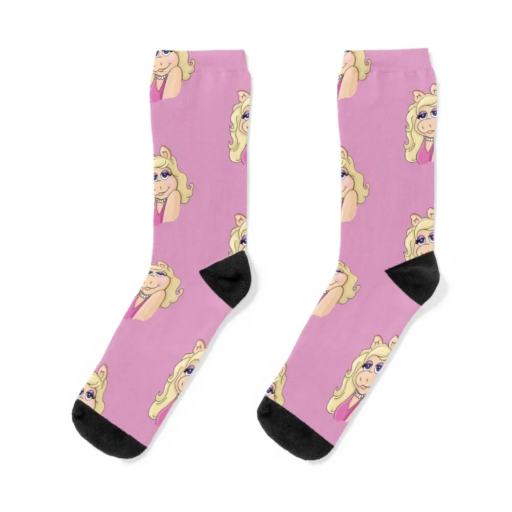 

Madame Piggy Socks Novelties Stockings man hockey Climbing Socks Men's Women's