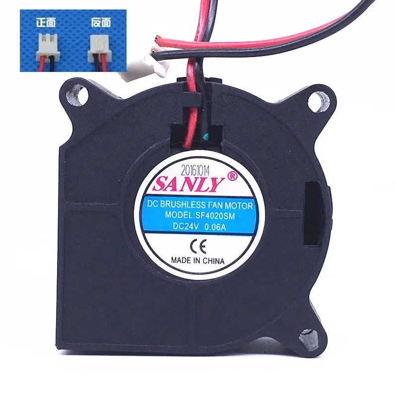 

SANLY SF4020SM DC 24 В 0,06 А 40x40x20 мм 2-проводной охлаждающий вентилятор для сервера