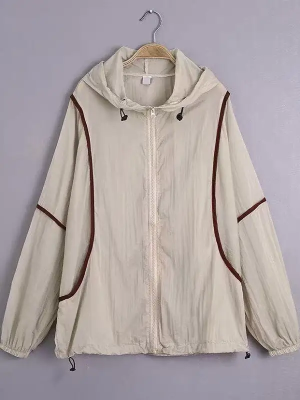 Verão feminino 2025 novo sle leve longo sve proteção uv outerwear respirável ao ar livre facionable protetor solar roupas