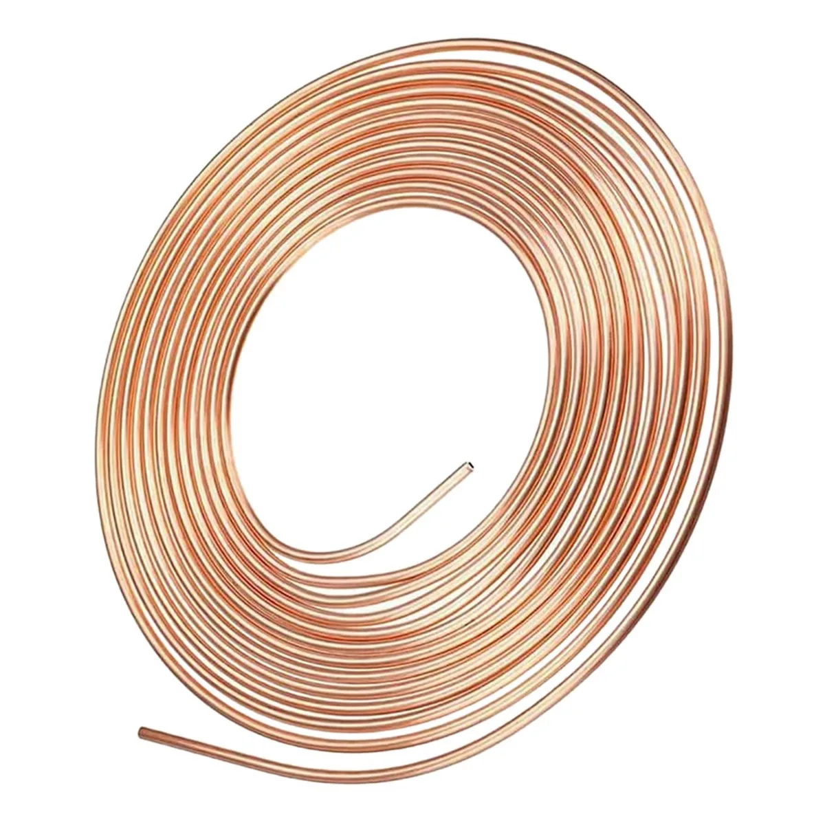 

32.8 Ft Brake Pipe Copper-Plated Steel Pipe 3/16 Inch Car Replacement Brake Pipe Kit Car Brake