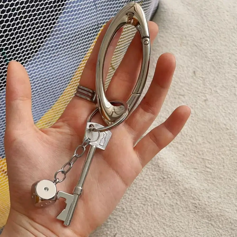 

Alloy Black Billiards Keychain Backpack Hanging Jewelry Black 8 Backpack Pendant Hiphop Trinket Hiking Buckle Keychain
