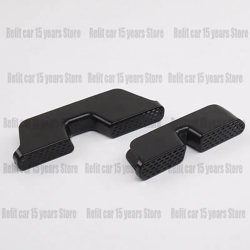 FOR Honda HRV HR-V 2016-2022 ABS black under the seat air outlet vent cover trim 2pcs