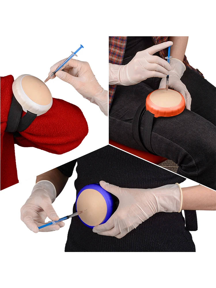 Circular Injection Practice Pad intra muskuläres Training im Injection Medical Nursing spezifisches Modell