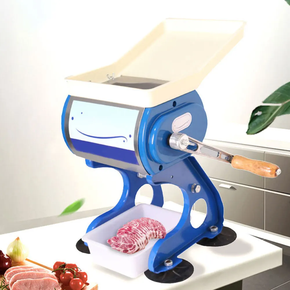 Meat Grinder Cutter hine Hand Cranked Meat Slicer Pork Beef Grinding edded hine Food Processor