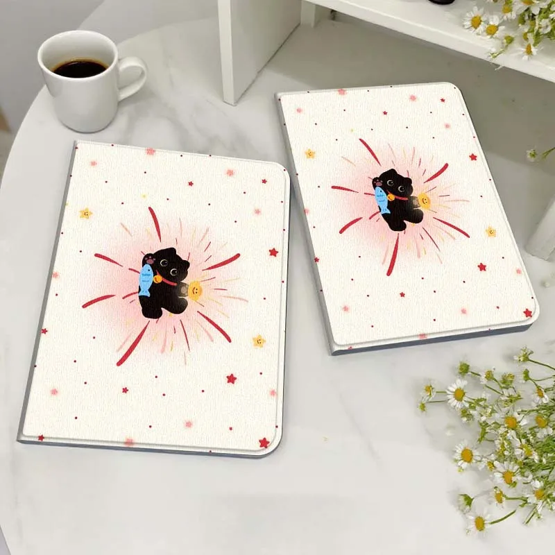 

Cartoon Bear Firework Star Case For Honor MagicPad MatePad M5 8 9 2 3 10 12 X V7 V8 X8 X9 V9 GT X9a GT2 S Air Pro Tablet