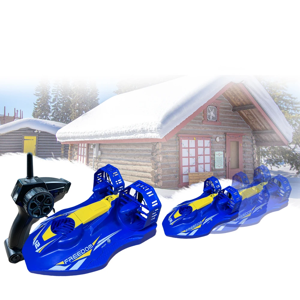 

Remote Control Hovercraft RC Boat Watercraft Walking On The Lake Pond Ice And Snow For Kids Boys