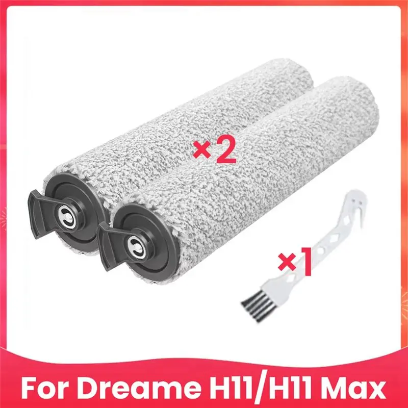 

Запасные части ABXF для пылесосов Dreame H11 / H11 Max: мягкая щетка, HEPA-фильтр, аксессуары.